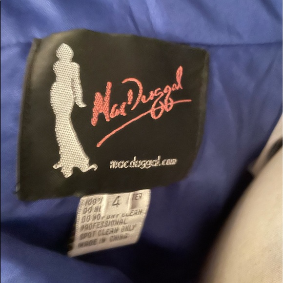 NWT Mac Duggal Blue Dress - Picture 7 of 11